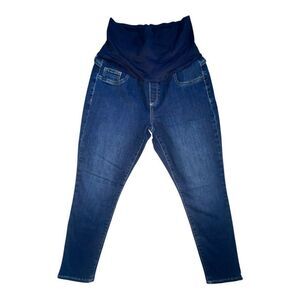 Gap Maternity Dark Wash Easy Leggings Full Panel Jeans 10/30 Regular NWOT